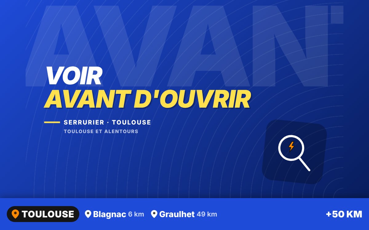 Je vais poser un judas sur votre porte d'entrée à Toulouse