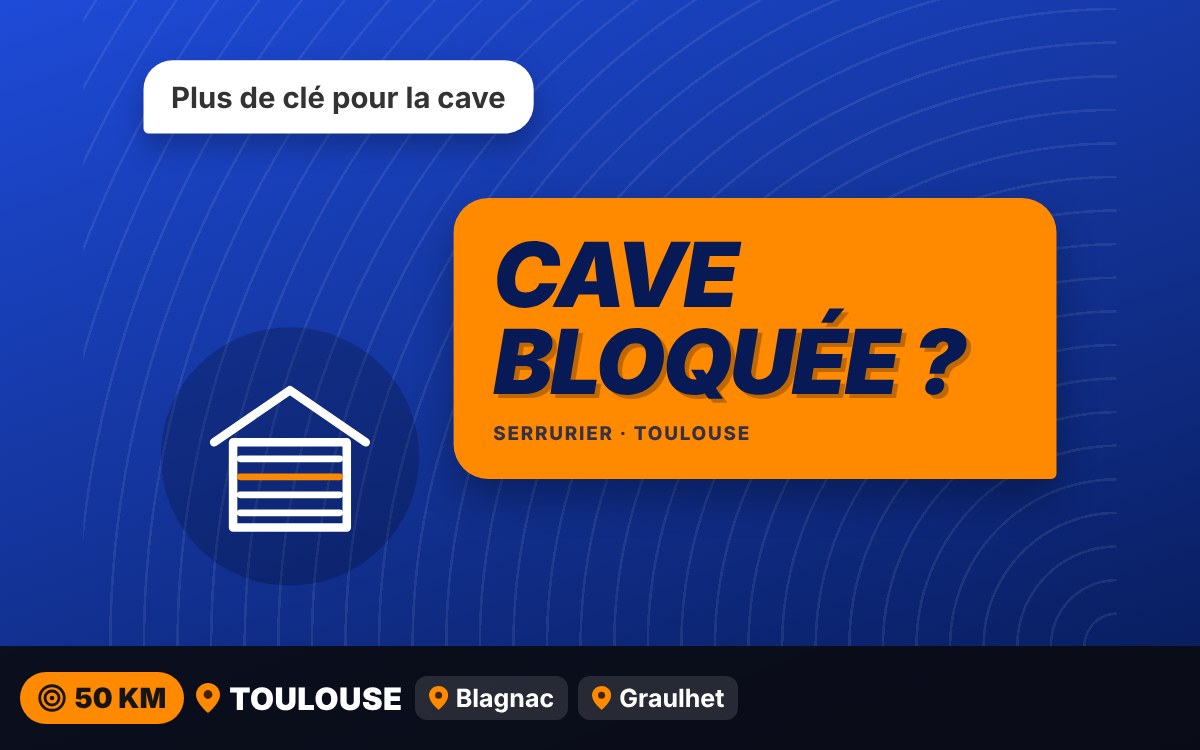 Je vais ouvrir votre porte de cave ou de garage à Toulouse