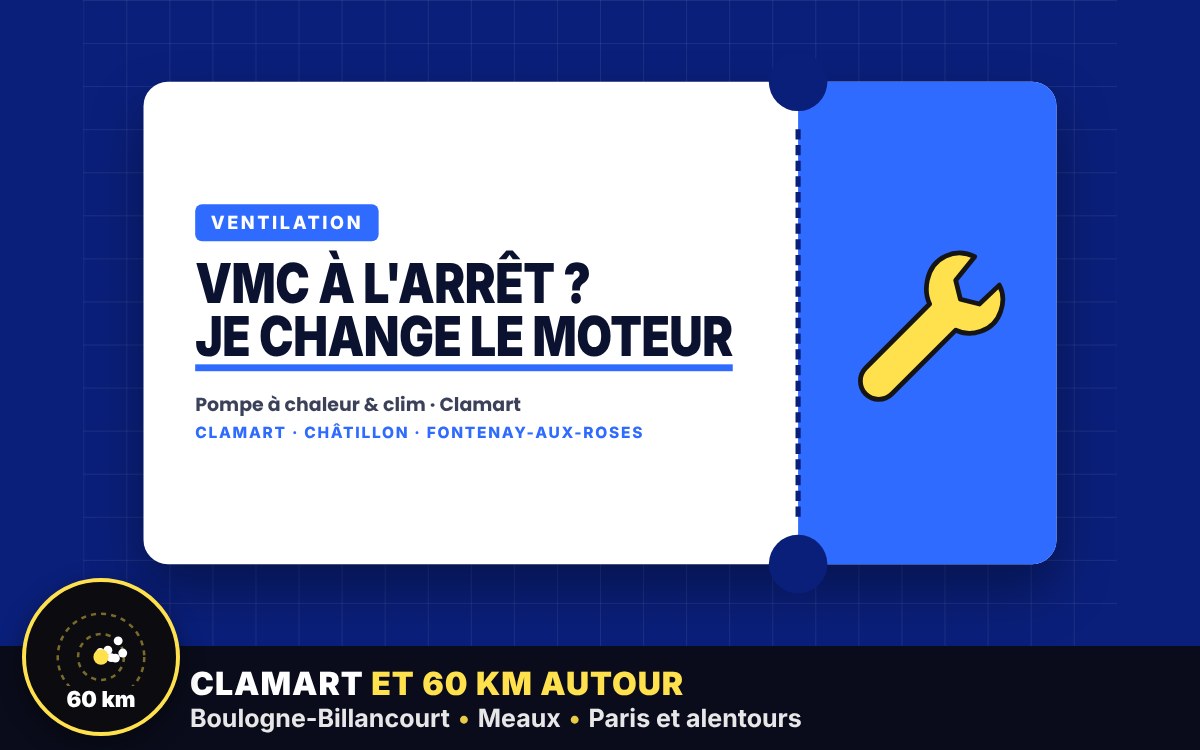 Je vais remplacer le moteur de votre VMC en panne à Corbeil-Essonnes