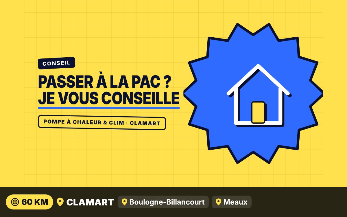 Je vais étudier le passage de votre chauffage à une pompe à chaleur à Paris