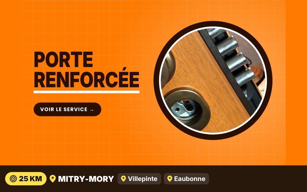 Je vais renforcer et sécuriser votre porte à Meaux
