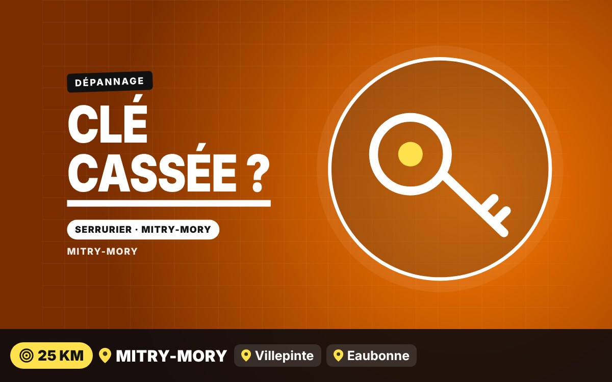 Je vais retirer la clé cassée dans votre serrure à Meaux