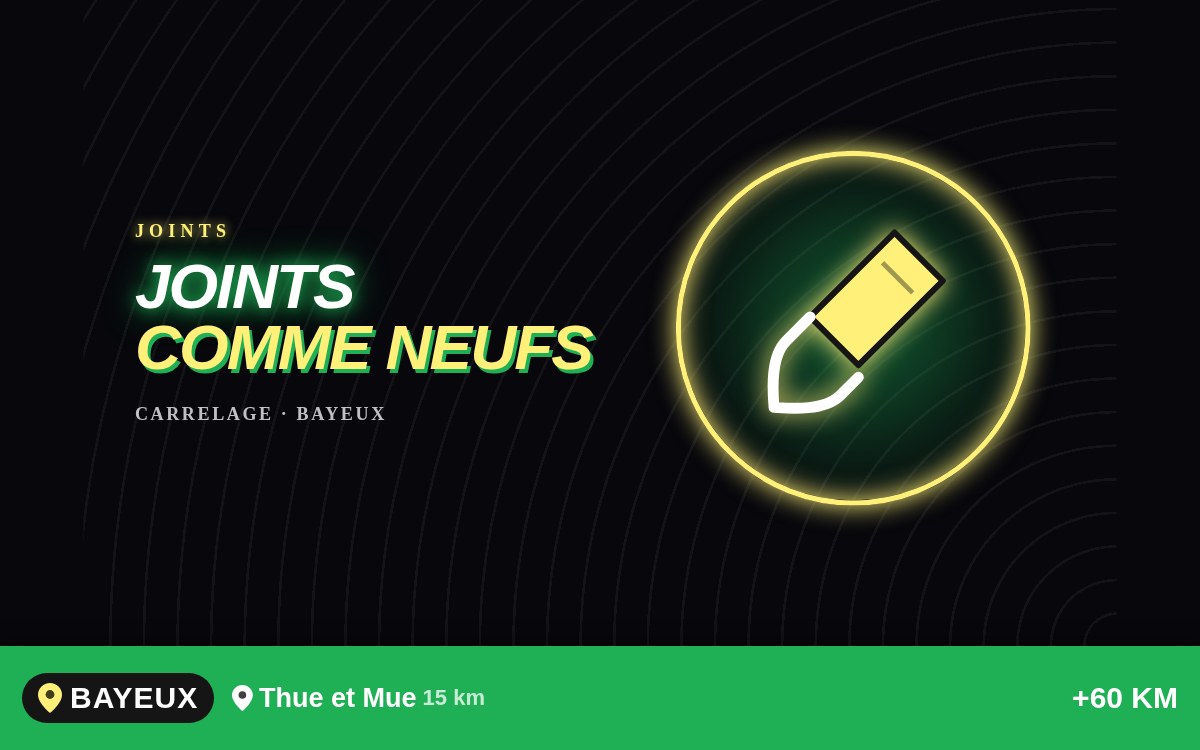 Je vais refaire les joints de votre carrelage à Caen