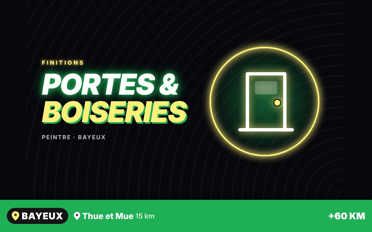 Je vais repeindre vos portes et boiseries à Caen