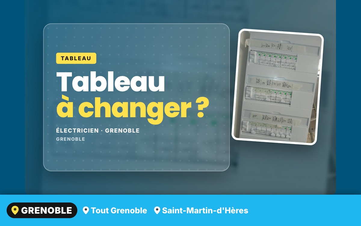 Je vais changer votre tableau électrique à Grenoble