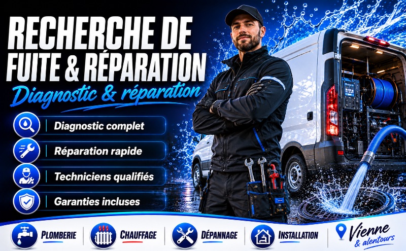 Recherche de fuite & réparation