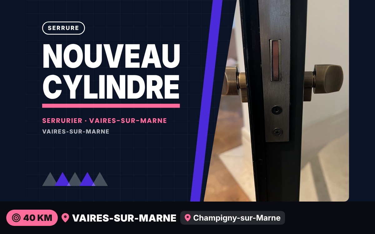 Je vais changer le cylindre de votre serrure à Paris