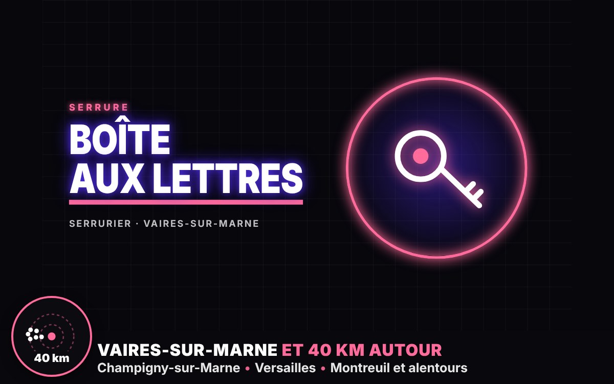Je vais changer la serrure de votre boîte aux lettres à Meaux