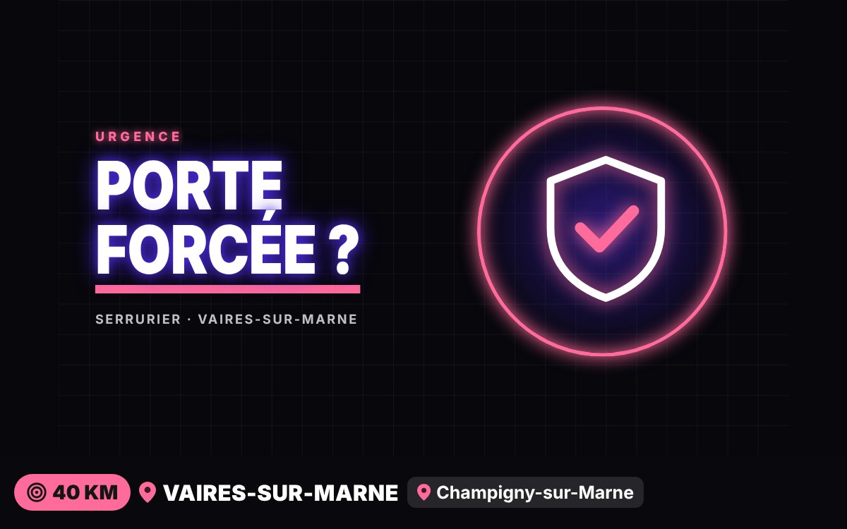 Je vais sécuriser votre porte après un cambriolage à Meaux