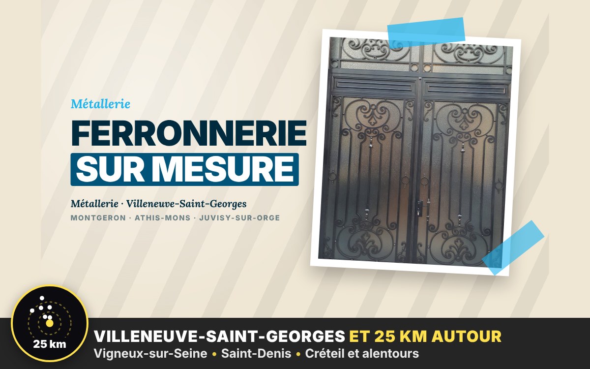 Je vais fabriquer un ouvrage de ferronnerie sur mesure pour chez vous à Courbevoie