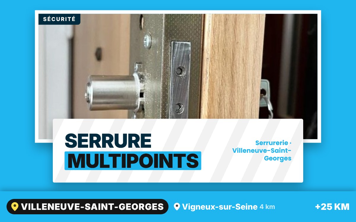 Je vais poser une serrure multipoints pour renforcer votre porte à Paris