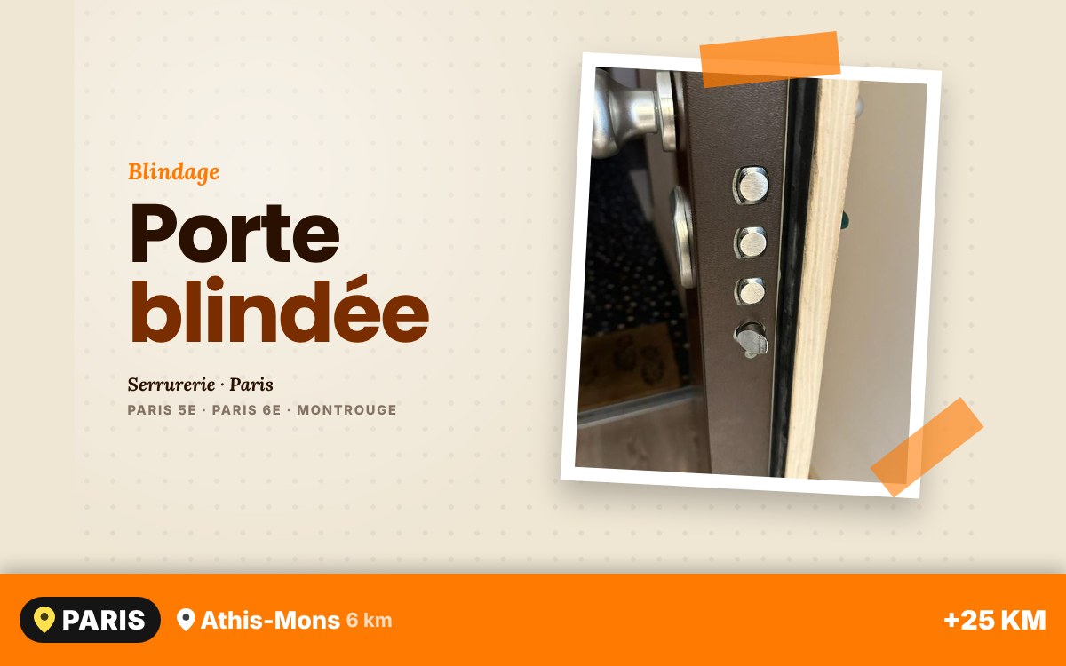 Je vais blinder votre porte d’entrée pour renforcer votre logement à Melun