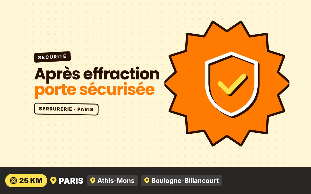 Je vais mettre votre porte en sécurité après une tentative d’effraction à Corbeil-Essonnes