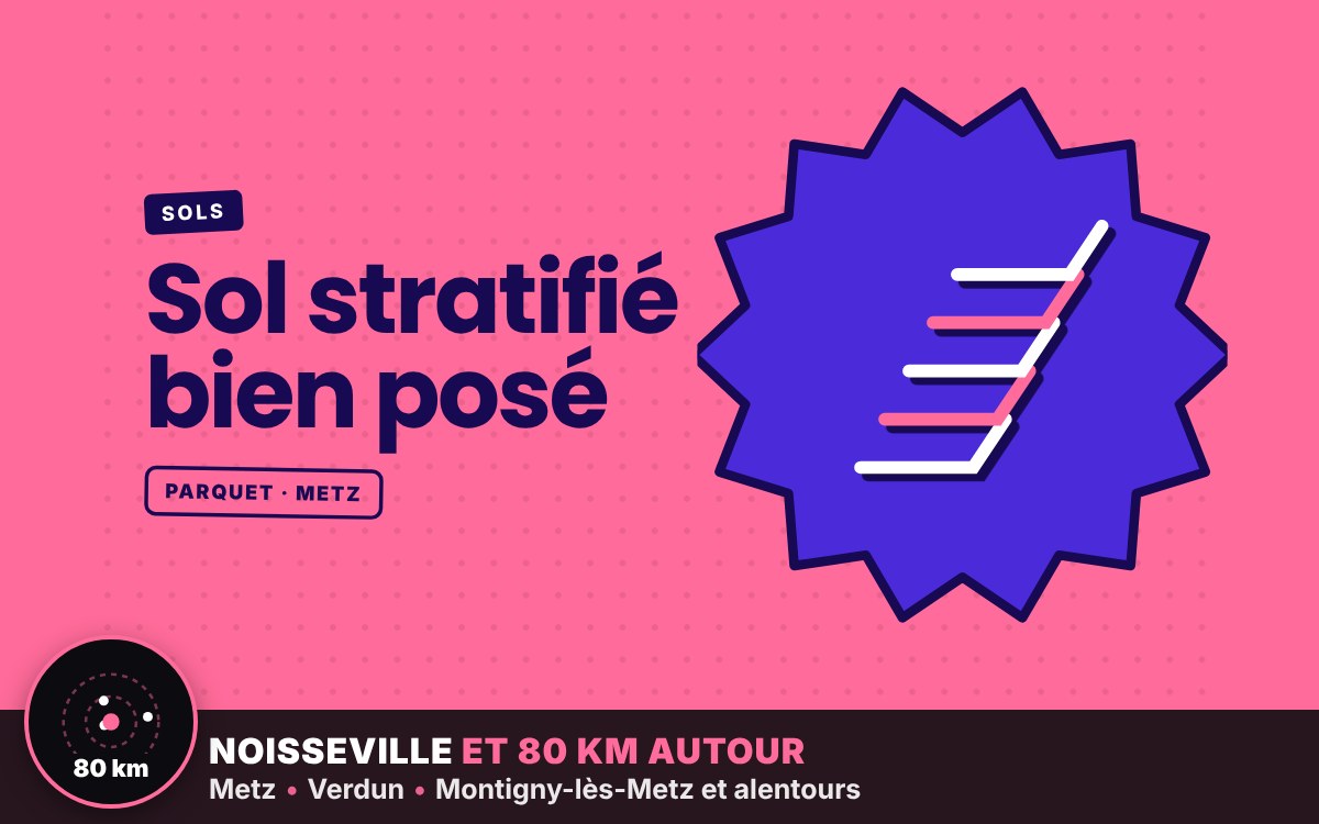 Notre équipe va poser votre sol stratifié avec une finition propre à Nancy