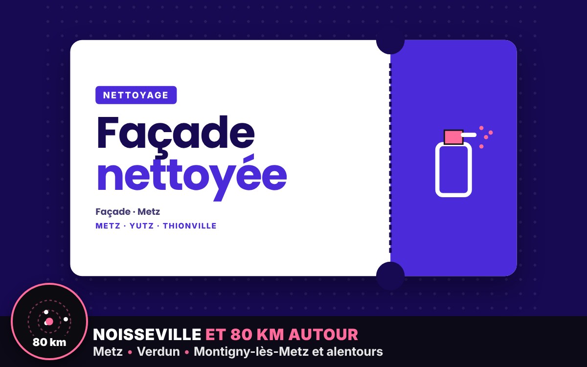 Notre équipe va nettoyer votre façade encrassée et retirer les mousses à Nancy